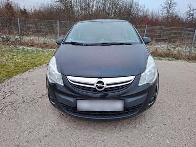 Gebraucht Opel Corsa 69 PS (50 kW) 2012 Schwarz Limousine