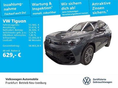 Gebraucht VW Tiguan R-line 193 PS (141 kW) 2025 Delfingrau metallic (metallic) SUV