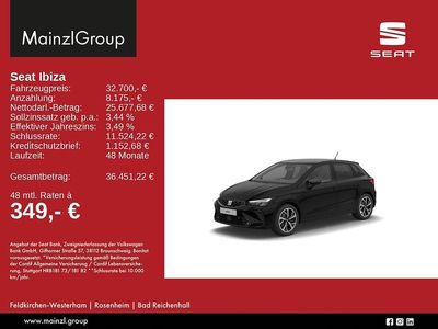 Neu Seat Ibiza FR 158 PS (116 kW) 2026 Schwarz Limousine