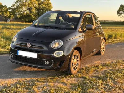 Brugt Fiat 500C Sport 69 HK (50 kW) 2019 Sort Cabriolet