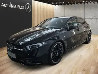 Brugt Mercedes A200 AMG line 163 HK (119 kW) 2022 Sort Sedan