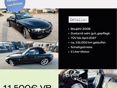 Second-hand BMW Z4 150 CP (110 kW) 2006 Negru Cabrio