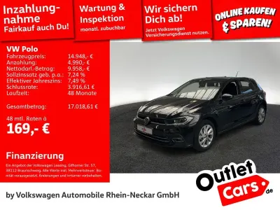 Gebraucht VW Polo Style 95 PS (69 kW) 2022 Deep black perleffekt Kleinwagen