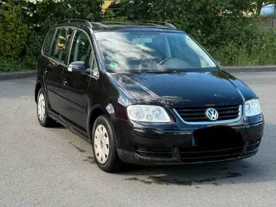Gebraucht VW Touran 104 PS (76 kW) 2007 Schwarz Van / Kleinbus