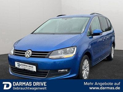Gebraucht VW Sharan Comfortline 150 PS (110 kW) 2018 Blau Van / Kleinbus