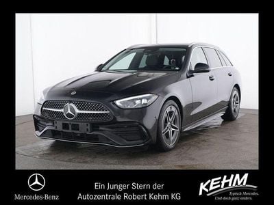Gebraucht Mercedes C300 AMG 258 PS (189 kW) 2024 Obsidianschwarz (metallic) Kombi