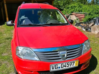 Używany Dacia Logan 87 KM (63 kW) 2009 Czerwony Kombi