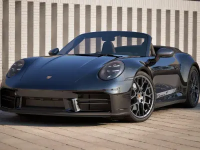 Ny Porsche 911 Carrera 394 HK (289 kW) 2026 Sort Cabriolet