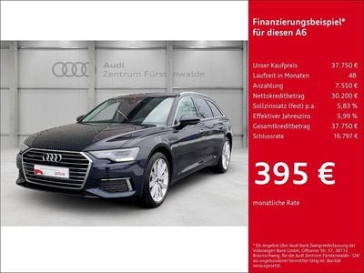 Gebraucht Audi A6 Design 299 PS (219 kW) 2022 Blau Kombi