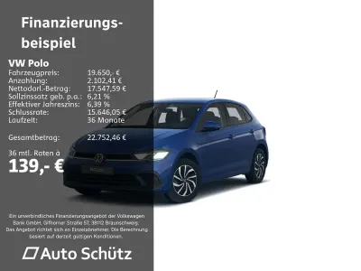 Gebraucht VW Polo Life 95 PS (69 kW) 2025 Blau Kleinwagen