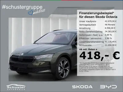 Gebraucht Skoda Octavia SportLine 150 PS (110 kW) 2026 Dunkelgruen Kombi