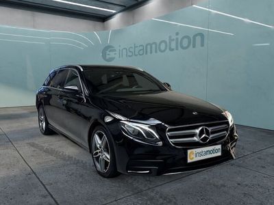 Schwarz Gebraucht 2020 Mercedes E220 AMG line Kombi | 30.988 € (Fairer Preis)