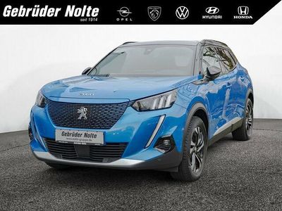 Gebraucht Peugeot e-2008 GT 100 kW (136 PS) 2021 Blau SUV