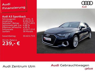 Gebraucht Audi A3 Advanced Plus 150 PS (110 kW) 2022 Manhattangrau metallic Limousine