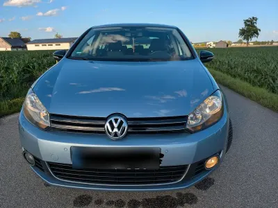 Gebraucht VW Golf VI Style 80 PS (58 kW) 2011 Blau Kleinwagen