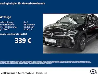 Neu VW Taigo Style 150 PS (110 kW) 2025 Schwarz SUV