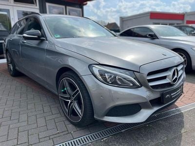 Usata Mercedes C220 AMG line 170 CV (125 kW) 2014 Argento Berlina
