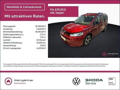 Rot Neu 2025 VW Caddy Maxi California Van / Kleinbus | 38.180 € (Fairer Preis)