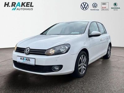 Gebraucht VW Golf VI 122 PS (89 kW) 2010 Weiss Kleinwagen