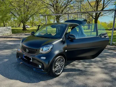 Brugt Smart ForTwo Coupé Brabus 90 HK (66 kW) 2019 Sort Coupe