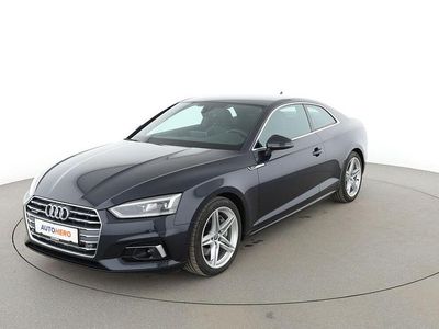 Usata Audi A5 Sport 252 CV (185 kW) 2017 Blu Coupé