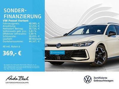Gebraucht VW Passat R-line 150 PS (110 kW) 2024 Weiß Kombi