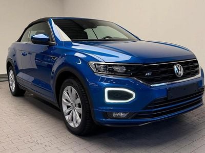 Gebraucht VW T-Roc Cabriolet R-line 150 PS (110 kW) 2020 Blau Cabrio