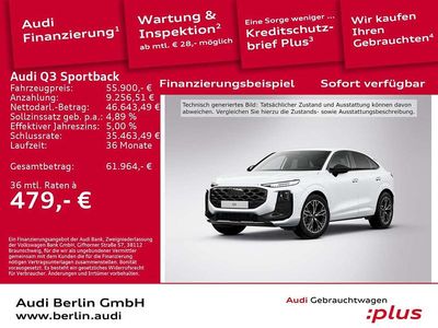 Gebraucht Audi Q3 204 PS (150 kW) 2025 Gletscherweiß metallic SUV