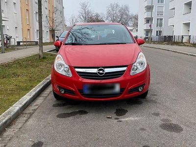 Gebraucht Opel Corsa 80 PS (58 kW) 2007 Rot Kleinwagen