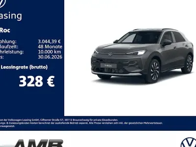 Neu VW T-Roc 150 PS (110 kW) 2026 Grau SUV