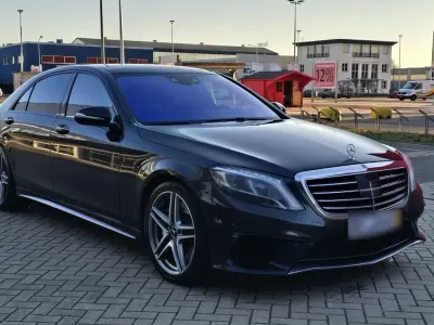 Brugt Mercedes S63L AMG AMG 585 HK (430 kW) 2014 Sort Sedan