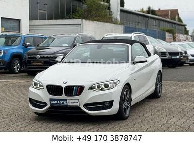 Usata BMW 218 Sport Line 150 CV (110 kW) 2016 Bianco Cabrio