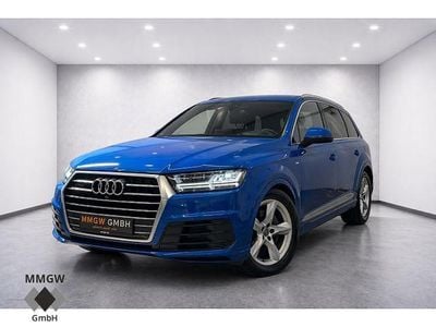 Second-hand Audi Q7 S-Line 272 CP (200 kW) 2018 Albastru SUV