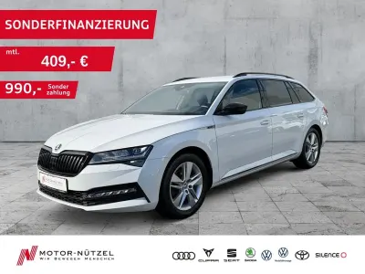 Gebraucht Skoda Superb SportLine 200 PS (147 kW) 2023 Moonweiß perleffekt Kombi