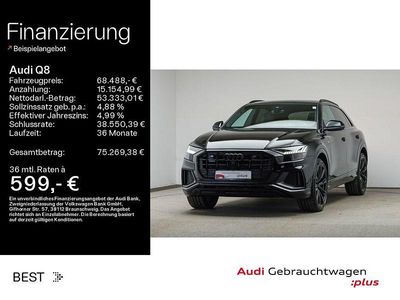Second-hand Audi Q8 S-Line 286 CP (210 kW) 2023 Negru SUV