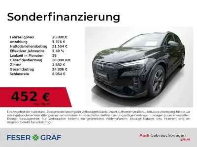 Gebraucht Audi Q4 e-tron Ambiente 150 kW (204 PS) 2023 Mythosschwarz metallic SUV