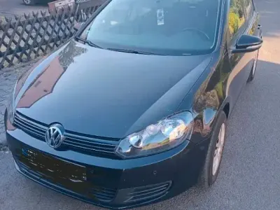 Gebraucht VW Golf VI 2010 Schwarz Kleinwagen