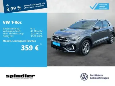 Gebraucht VW T-Roc R-line 150 PS (110 kW) 2023 Grau SUV