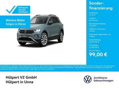 Gebraucht VW T-Roc Life 150 PS (110 kW) 2025 Petroleum blue metallic SUV