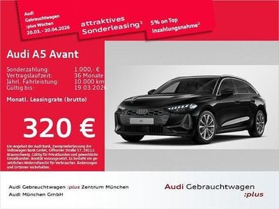 Gebraucht Audi A5 Advanced 204 PS (150 kW) 2025 Mythosschwarz metallic Kombi