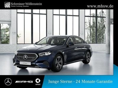 Metalliclack nautikblau Gebraucht 2024 Mercedes E200 Avantgarde Limousine | 43.770 € (Guter Preis)