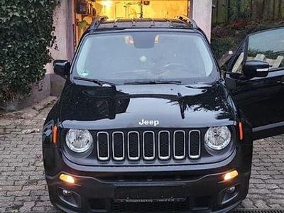 Gebraucht Jeep Renegade Longitude 120 PS (88 kW) 2017 Schwarz SUV
