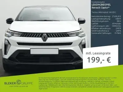 Gebraucht Renault Captur Techno 158 PS (116 kW) 2025 Weiss qnc+schwarz gne SUV