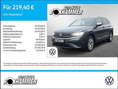 Grau Gebraucht 2023 VW Tiguan Allspace Life SUV | 35.190 € (Fairer Preis)