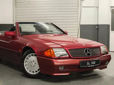 Gebraucht Mercedes SL500 326 PS (239 kW) 1990 Rot Cabrio