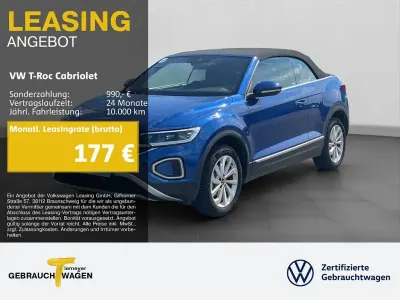 Gebraucht VW T-Roc Cabriolet Style 116 PS (85 kW) 2025 Blau Cabrio