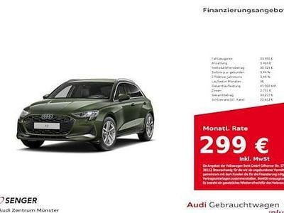 Distriktgrün metallic Gebraucht 2025 Audi A3 Advanced Plus Limousine | 33.990 € (Guter Preis)