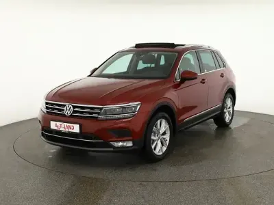 Brugt VW Tiguan Highline 220 HK (161 kW) 2017 Rød SUV