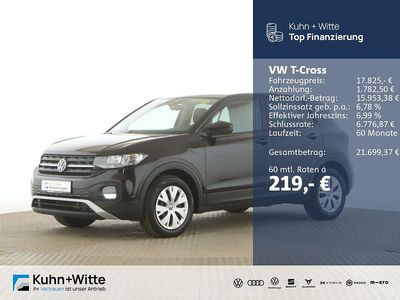 Gebraucht VW T-Cross Basis 95 PS (69 kW) 2022 Schwarz SUV