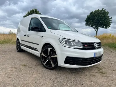 Gebraucht VW Caddy 75 PS (55 kW) 2020 Weiß Van / Kleinbus